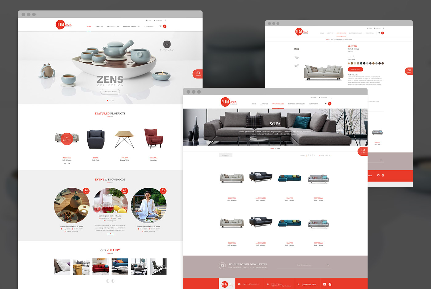 Fitout asia web design